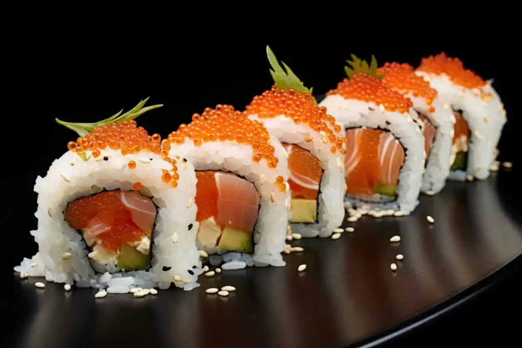 caviar recipes sushi rolls
